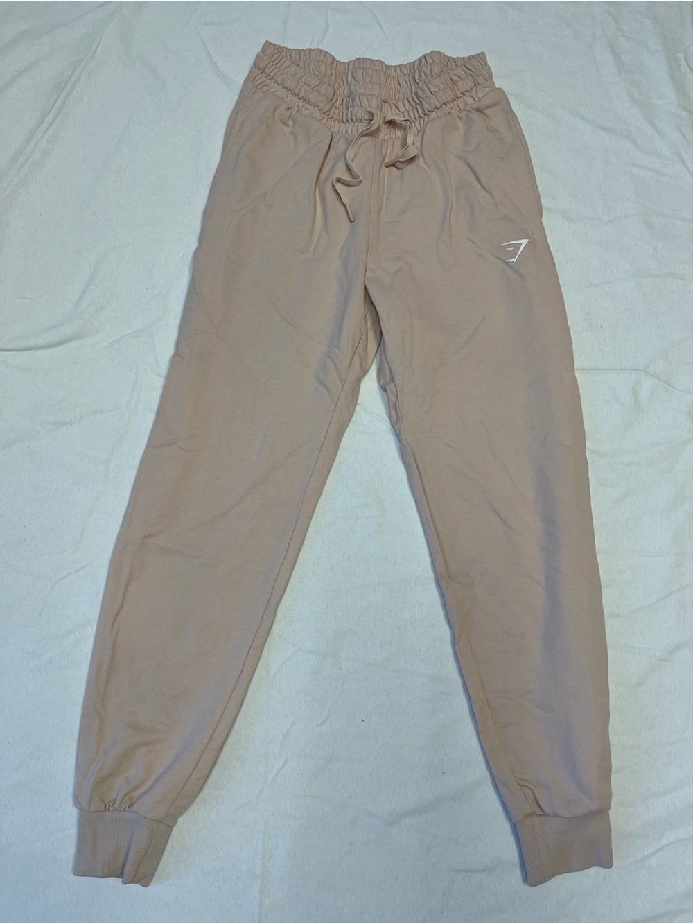 Gymshark Coffee Cream Joggers Pants Size Small